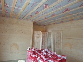 Проект одноэтажного каркасного дома КО16 10х8 для дачи и ПМЖ с террасой и кухней-гостиной 10 на 8. три спальни Фото
